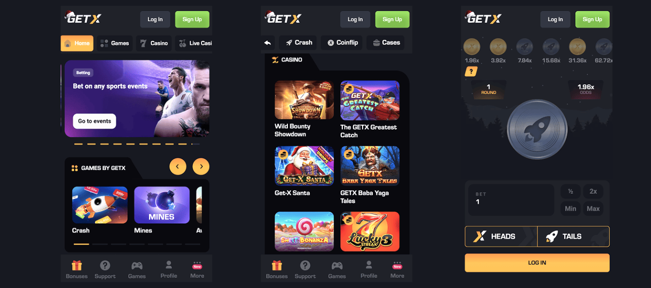 getx casino сайт